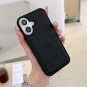 Chrome Hearts 風 iPhone17/16/15 スマホケース、茶色と黒の 2 色でのファッションモデル