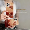 LV 風グラデーション高級感 iPhone15 16ケース、ファッションと実用を両立したスタイリッシュ保護アイテム
