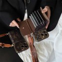 LV・Gucci 風ブランドモノグラム ストラップ付きカードポケット iPhone16 iphone15 スマホケース