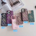 GUESS 風モノグラム高級感 iPhone 14 15 16 17 Pro Max ケース、ファッションと実用を両立したスタイリッシュ保護アイテム