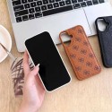 GUESS 風刻印ロゴ多色 iPhone17 16 15 ケース iPhone16/17 対応 ファッションと実用を両立した高級感保護アイテム