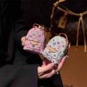 LV 風グリッターカラフルモノグラムミニバッグ型 AirPods4 3 2 ケース 高級感イヤホン保護ファッションアクセサリー