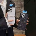 Dior 風グリッターモノグラム iPhone17 16 スマホケース 高級感ファッション保護アイテム