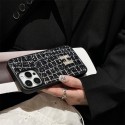 エルメス風 H ロゴグリッターチェック iPhone17 16 スマホケース 高級感ファッション保護アイテム