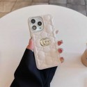 Gucci 風 GG ロゴクォイルステッチ多色 iPhone17 スマホiphone16 15ケース 高級感ファッション保護アイテム