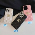 Gucci 風 GG ロゴクォイルステッチ多色 iPhone17 スマホiphone16 15ケース 高級感ファッション保護アイテム