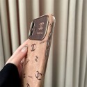 シャネル風スエードモノグラム iPhone16 15 14 スマホケース 高級感と柔らかな質感を両立した保護アイテム