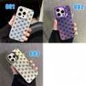 シャネル風ダブル C モノグラム 3 デザイン iPhone スマホケース ラグジュアリーと個性的なファッションを両立した保護アイテム