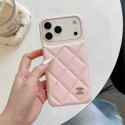 シャネル風クォイルステッチ多色 iPhone17 11 16 スマホケース クラシックなラグジュアリーと柔らかなカラーを両立した保護アイテム