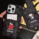 Coach×Snoopy コラボモノグラムカードポケット付き iPhone7 - 17 スマホケース 可愛らしさと高級感を融合したファッションアイテム