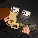 Coach 風モノグラムミニバッグチェーン付き多機能 iPhone17 15 13 スマホケース 高級感と実用性を融合したファッションアイテム