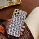 Dior 風モノグラムゴールド縁取り多デザイン iPhone17 12 16 スマホケース ラグジュアリーな雰囲気と洗練されたデザインを両立したアイテム