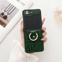 Dior 風モノグラムリングホルダー付き多色 Galaxy Z Flip7 6 5 スマホケース ラグジュアリーなディテールと実用性を融合した折りたたみ端末向けアイテム
