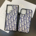 Dior 風モノグラムカードポケット付き多機能スマホiPhone17 16 15ケース galaxy s25 s24 s23ラグジュアリーなデザインと実用性を融合したファッションアイテム