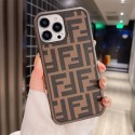 Fendi 風 FF モノグラム縁取り多色 iPhone17 13 12 スマホケース galaxy s25 s24 s23ブランドらしい強い個性と高級感を両立したアイテム