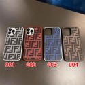 Fendi 風 FF モノグラム縁取り多色 iPhone17 13 12 スマホケース galaxy s25 s24 s23ブランドらしい強い個性と高級感を両立したアイテム