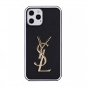 YSL 風ロゴエンブレム付き多色 iPhone17 16 15 スマホケース シックなラグジュアリーと多彩なカラー展開が特徴のファッションアイテム