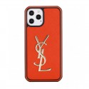 YSL 風ロゴエンブレム付き多色 iPhone17 16 15 スマホケース シックなラグジュアリーと多彩なカラー展開が特徴のファッションアイテム